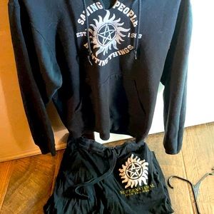 Supernatural hoodie and pants